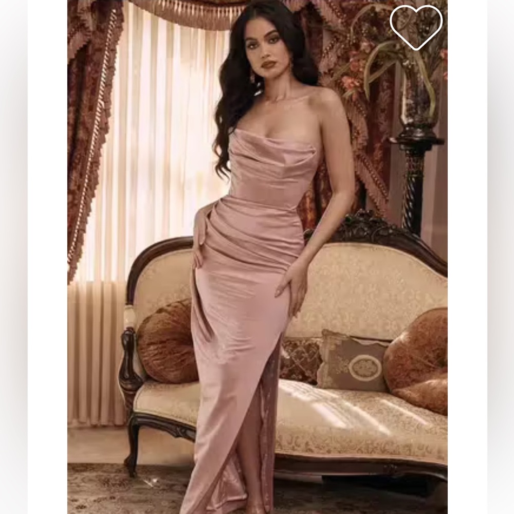 House of CB long blush gown S